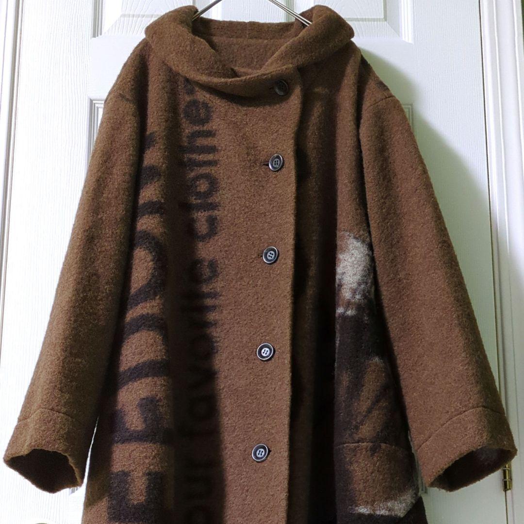 【専用】慈雨　センソユニコ　ロングコート　アウター　英文字