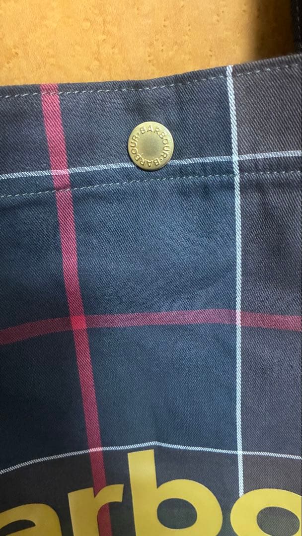 美品　バブアー　トートバッグ　大容量　barbour tote bag