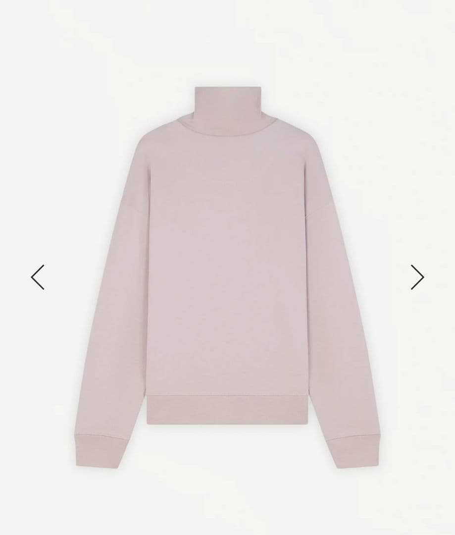 【試着のみ】MAISON KITSUNÉ ハーフジップスウェット