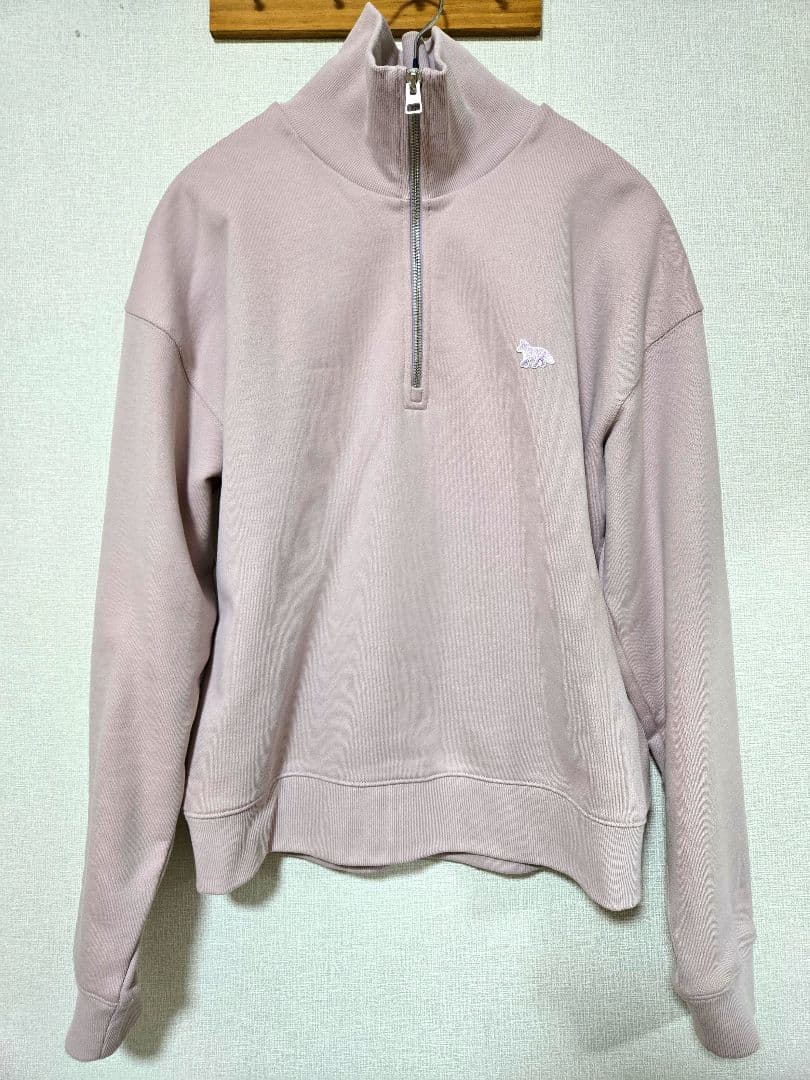 【試着のみ】MAISON KITSUNÉ ハーフジップスウェット