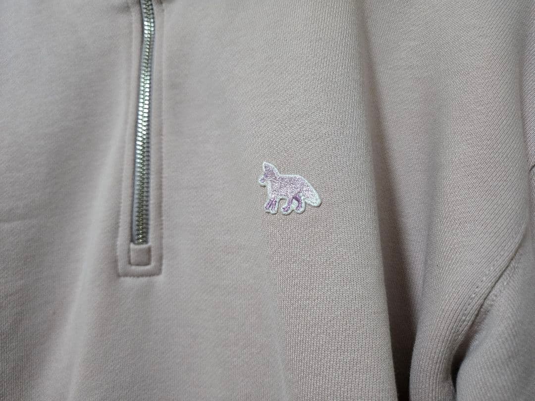 【試着のみ】MAISON KITSUNÉ ハーフジップスウェット