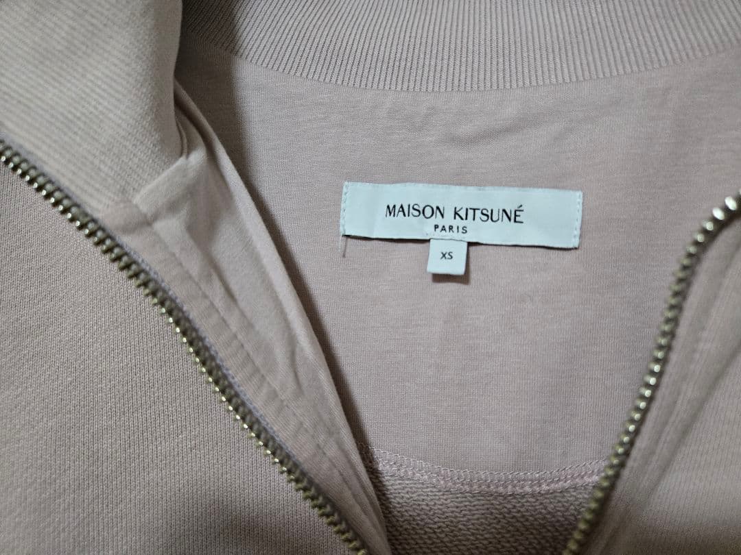 【試着のみ】MAISON KITSUNÉ ハーフジップスウェット