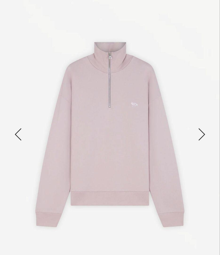 【試着のみ】MAISON KITSUNÉ ハーフジップスウェット