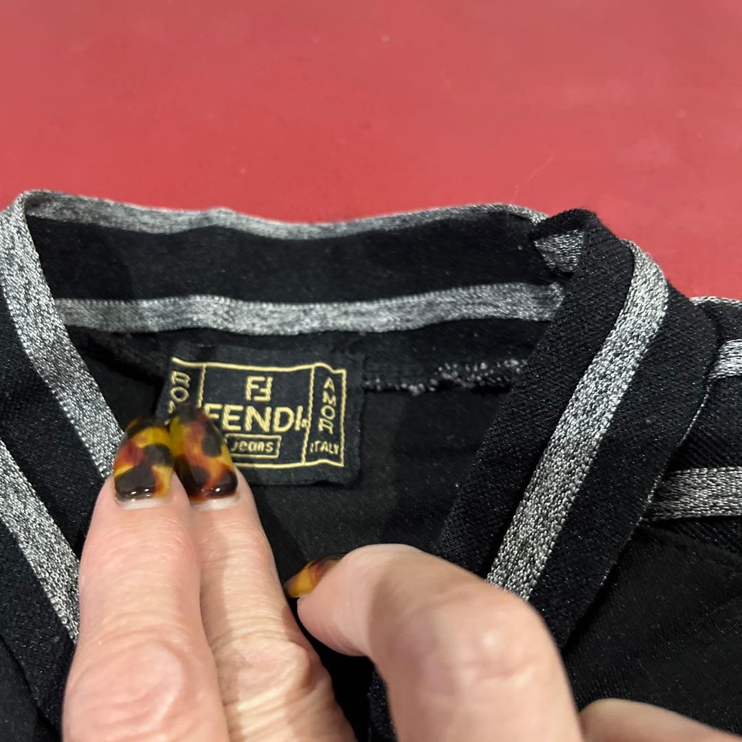 FENDIプチ襟長袖シャツ