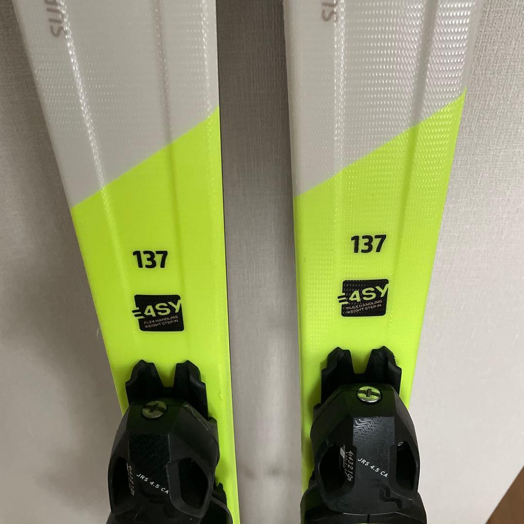 HEAD SUPER SHAPE スキー板 137cmブーツ付き23センチ