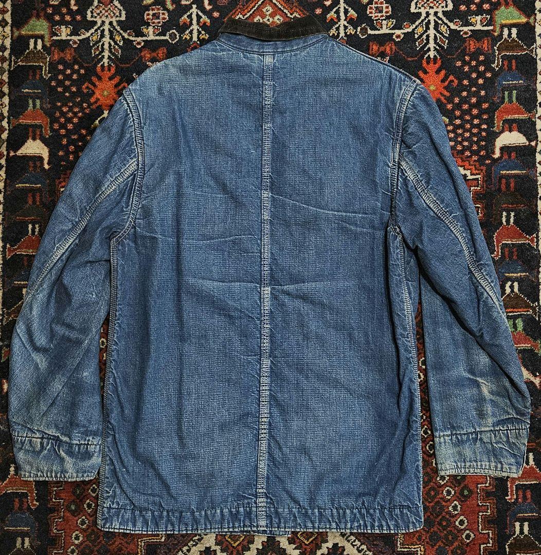 【60s Vintage】Rail Chief デニムカバーオール ブランケット