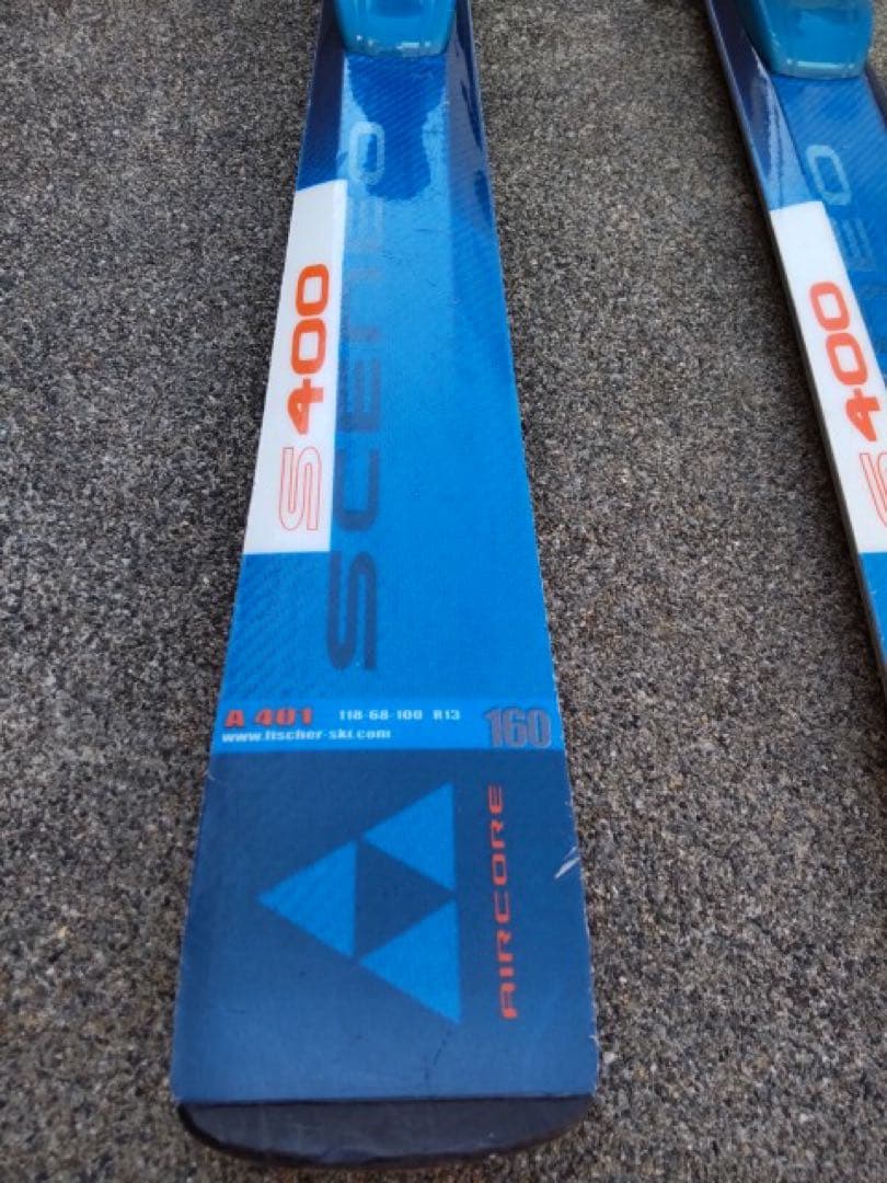 FISCHER 400 スキー板 バインディング付き