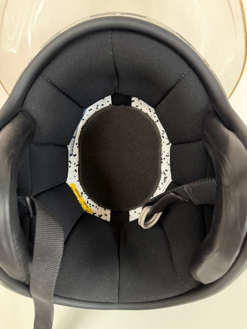 美品　Buco ヘルメット クリアシールド付き58-60cm