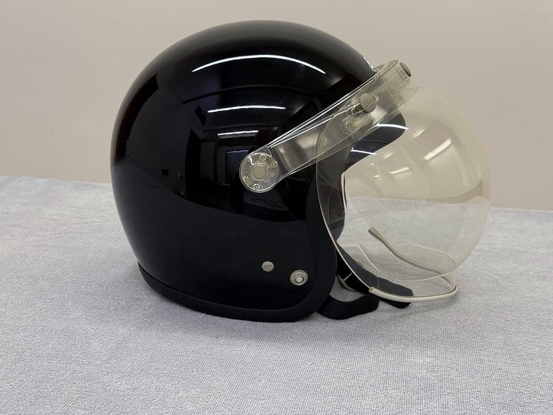 美品　Buco ヘルメット クリアシールド付き58-60cm