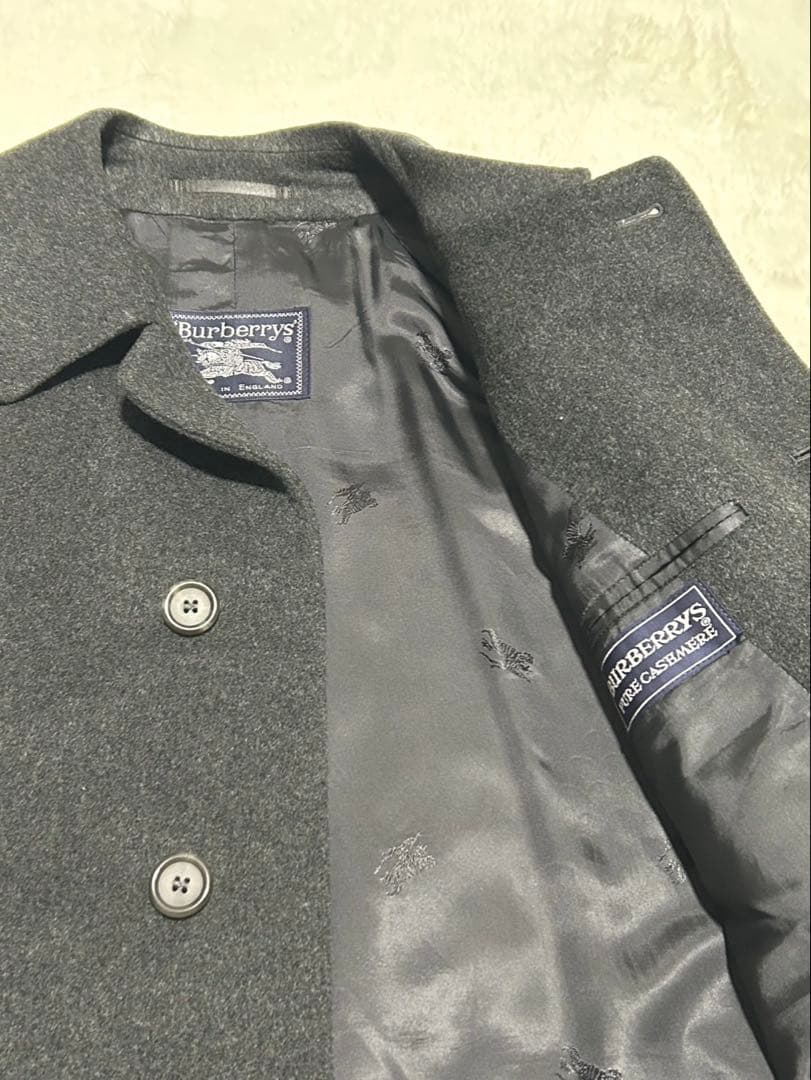 【90's 希少】Burberrys カシミヤ ステンカラーコート