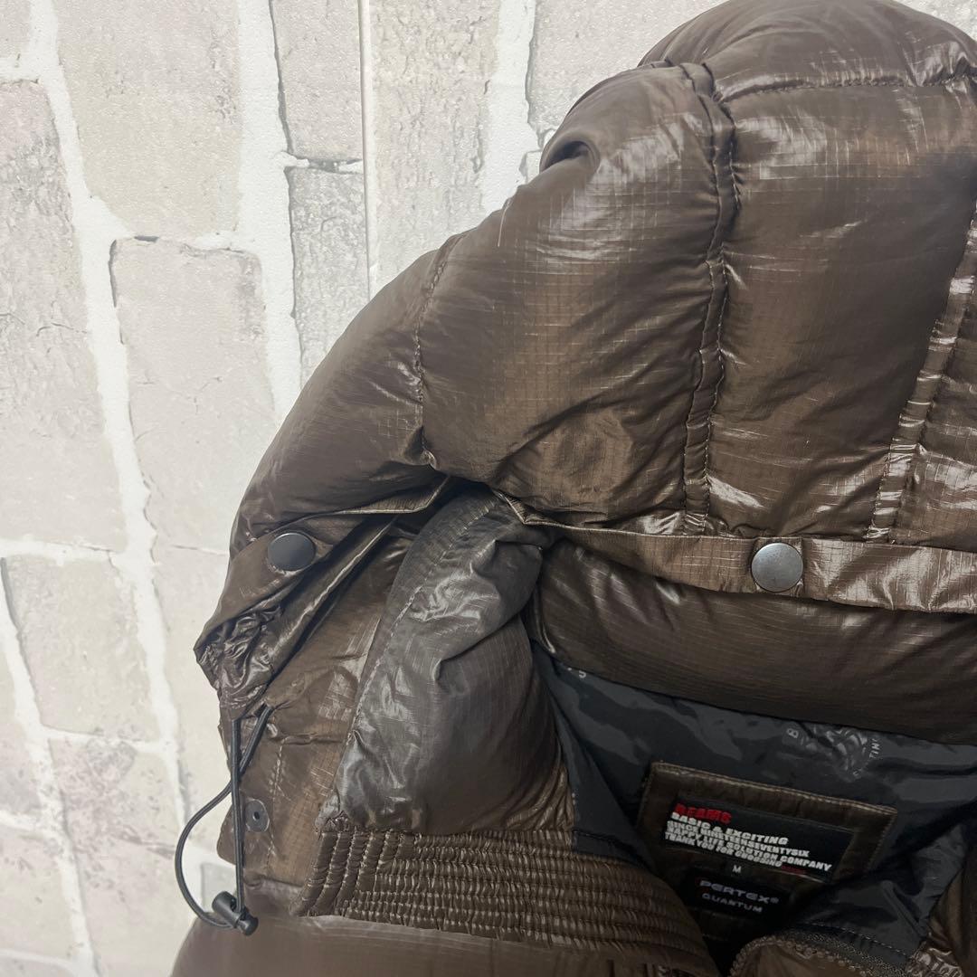 BEAMS PERTEX QUANTUM ダウンベスト 短丈 M ダブルジップ