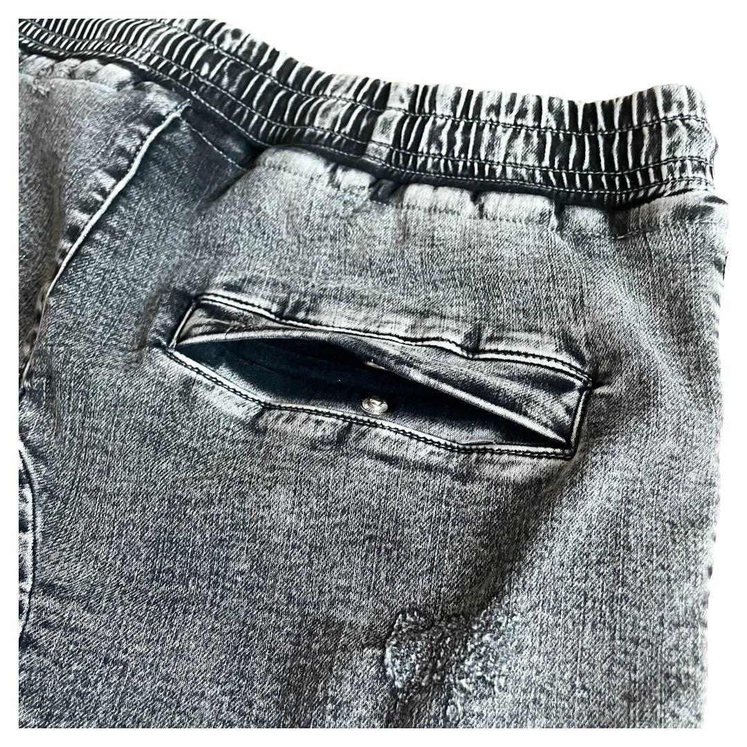 BALR. コットン ブラックデニム イージー ショートパンツ M