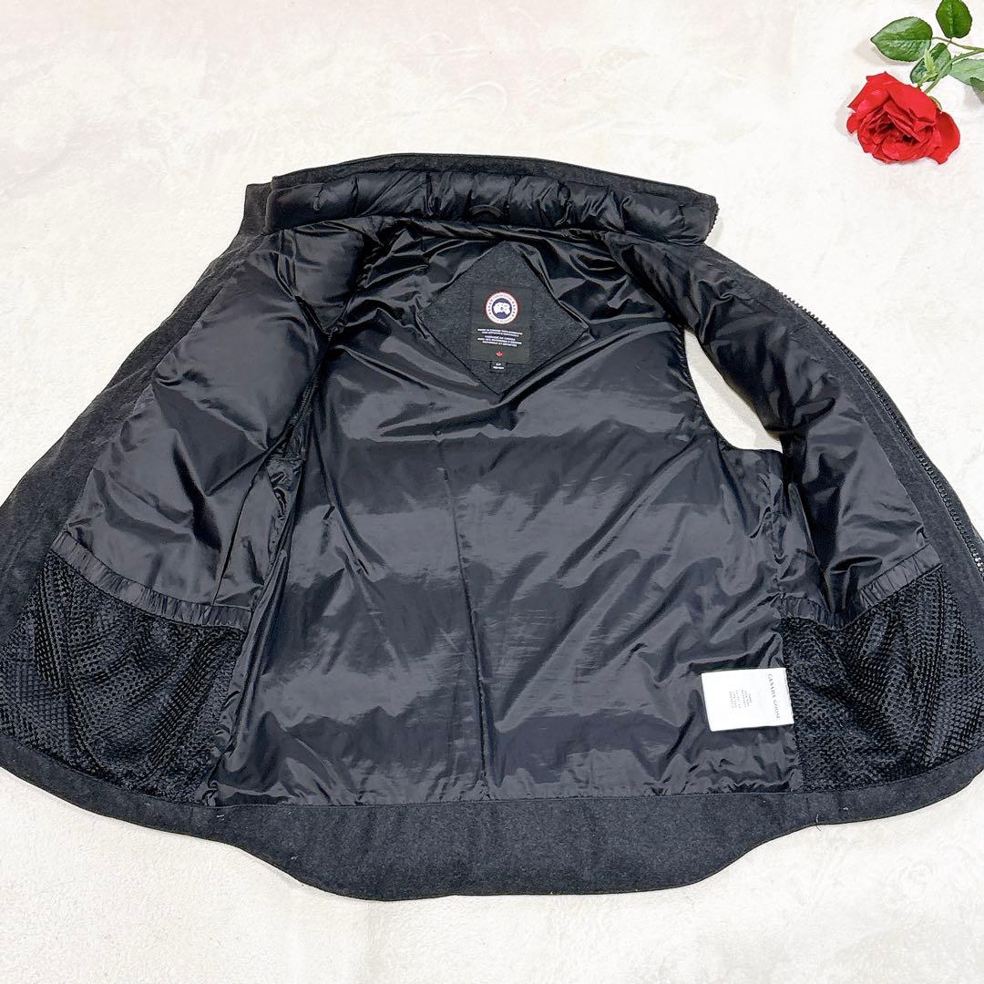 新品同様✨　カナダグース　ギャルソンベスト　ダウンベスト　ダークグレー　ウール