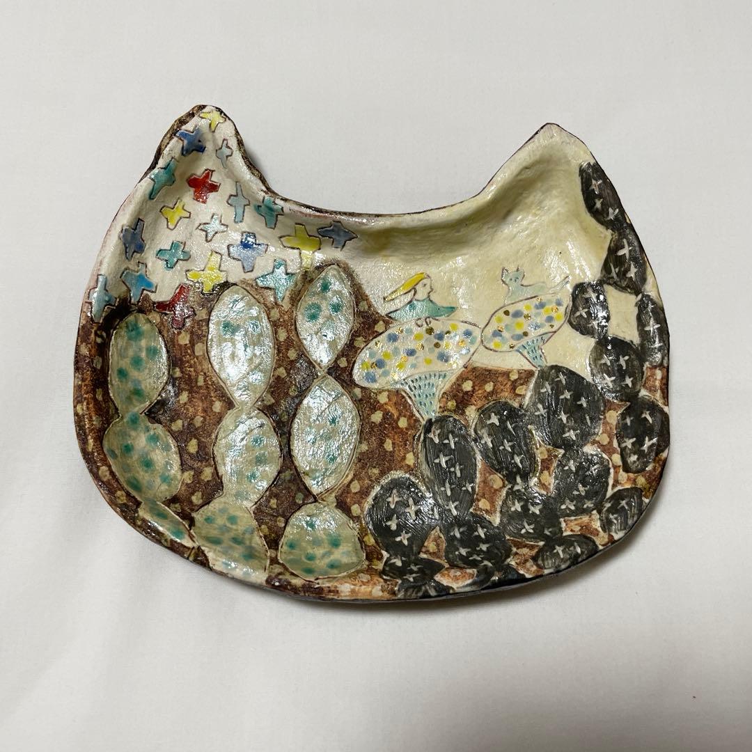 ミシャコシャ　mizacosha プレート(猫)