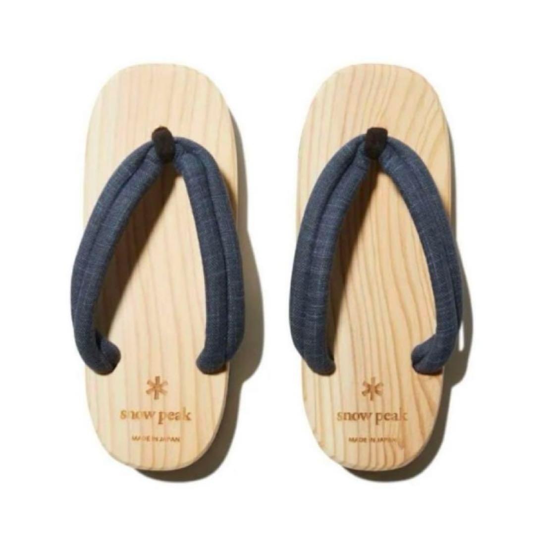 スノーピーク Women's HITA GETA 日田下駄 Navy 新品未使用