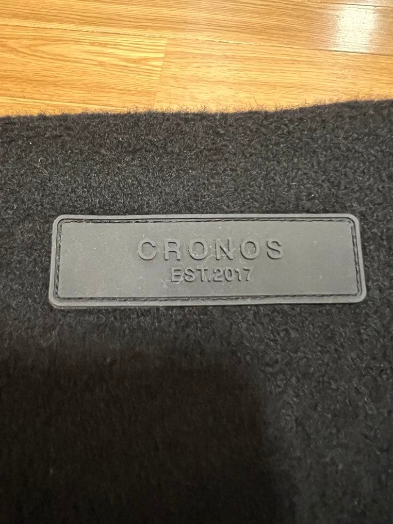 CRONOS STRETCH VARSITY JACKET【BLACK】