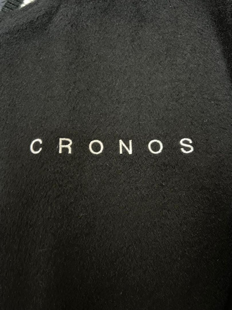 CRONOS STRETCH VARSITY JACKET【BLACK】
