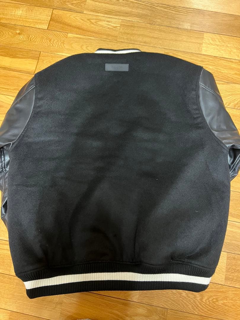 CRONOS STRETCH VARSITY JACKET【BLACK】