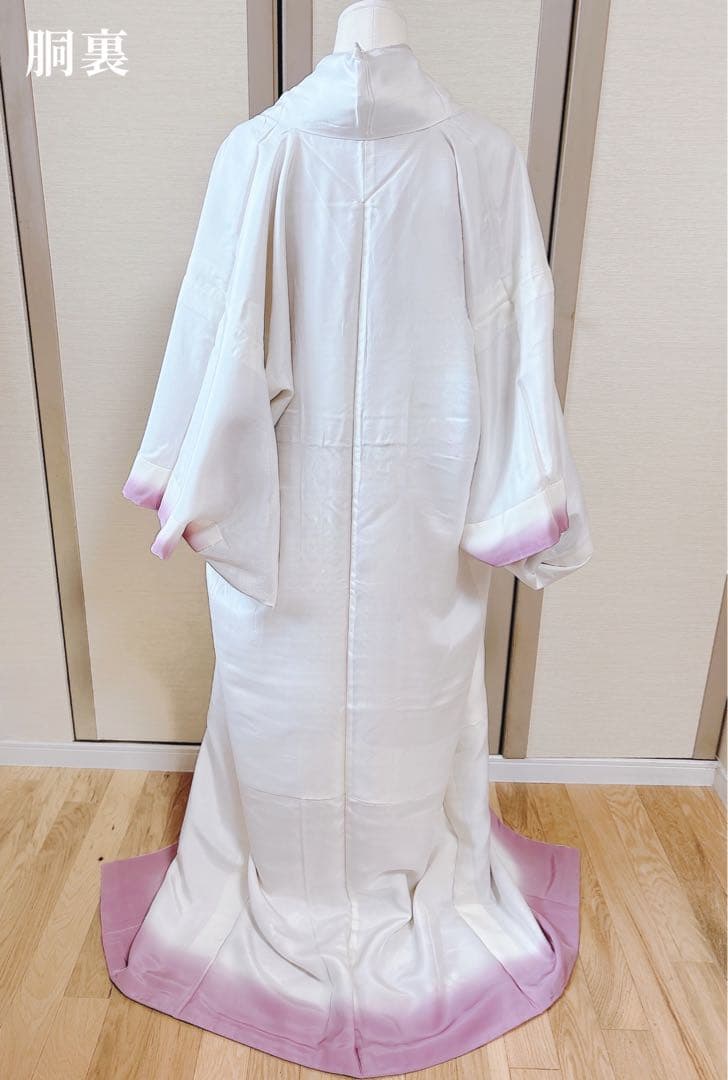 極美品　訪問着　フルセット　裄67 縮緬 卒業式　入学式　お宮参　S M 袋帯