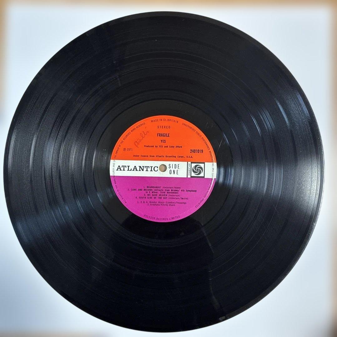 イエス 名盤 レコード こわれもの UKオリジナル盤
