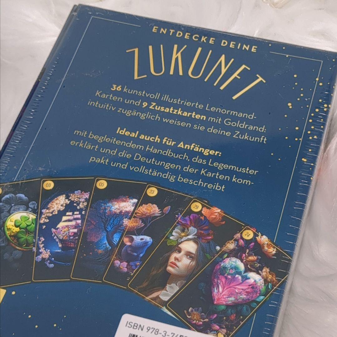 【正規品ルノルマンカード】入手困難品✨ドイツ発✨ラグジュアリー＆エレガント✨金縁