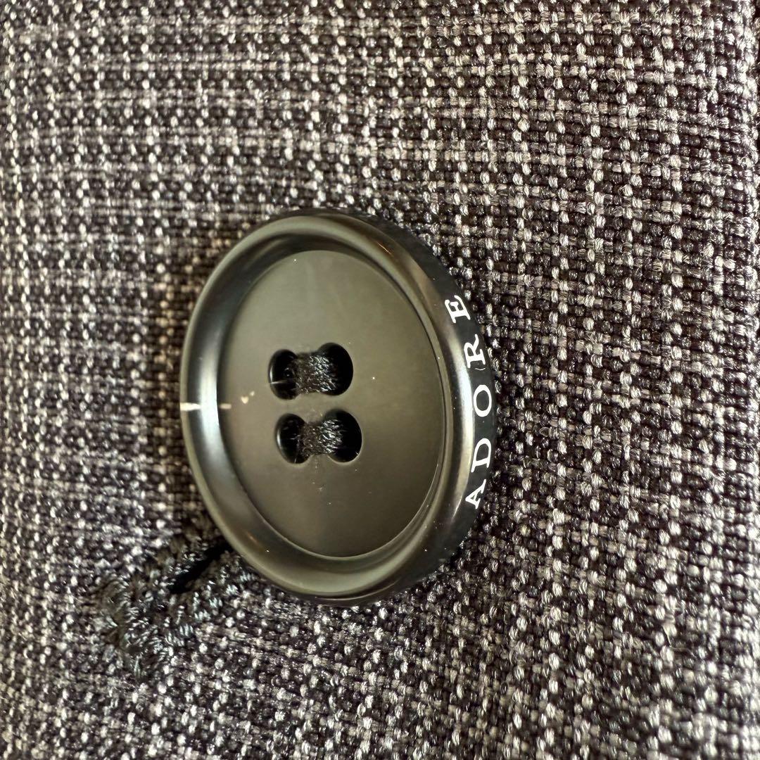 美品　ADORE ファンクショナルドライクロスブラウス　今季　グレー　ジレ