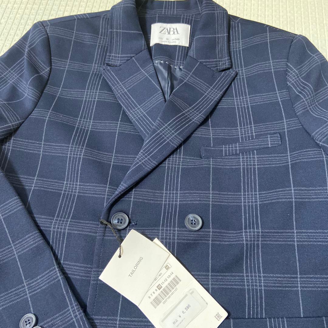 ZARAキッズ 新品 ジャケットパンツ 140 スーツ セットアップセレモニー