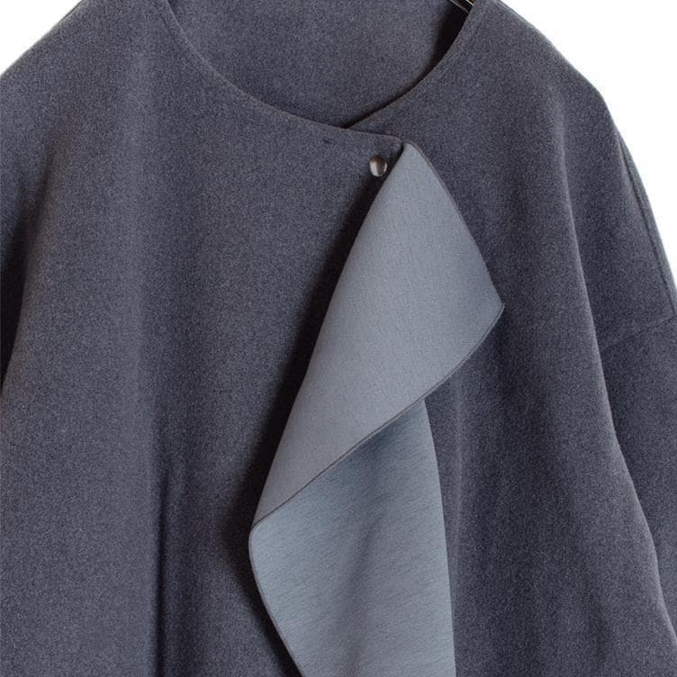 新品 ラディエイト フリルデザインコート グレー RADIATE ヤマダヤ