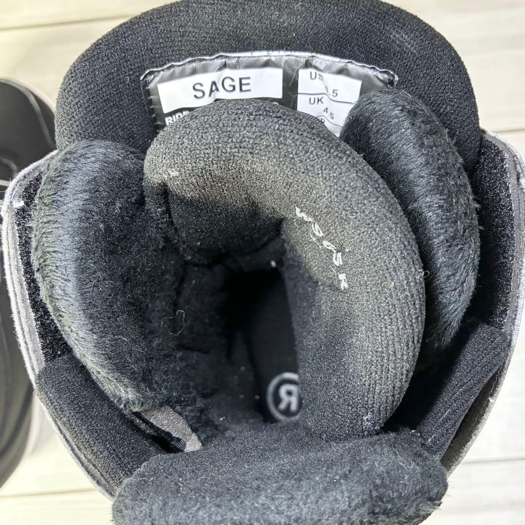 1176 RIDE SAGE スノーボード ブーツ BOA 黒 23.5