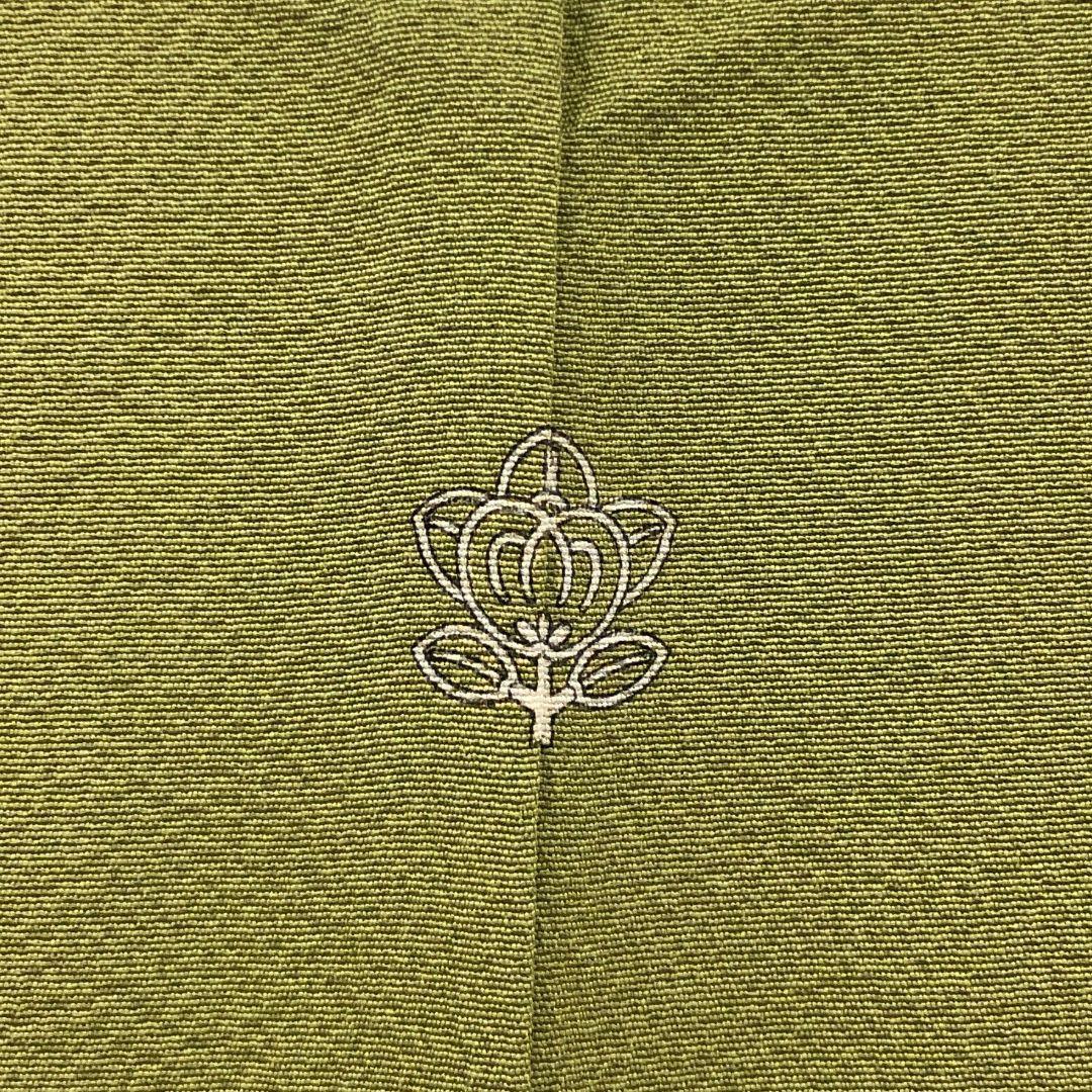 ☆ 色無地 本草木染作家 瑞寶 堅牢草木染 丹後縮緬 威光茶色 K-4818