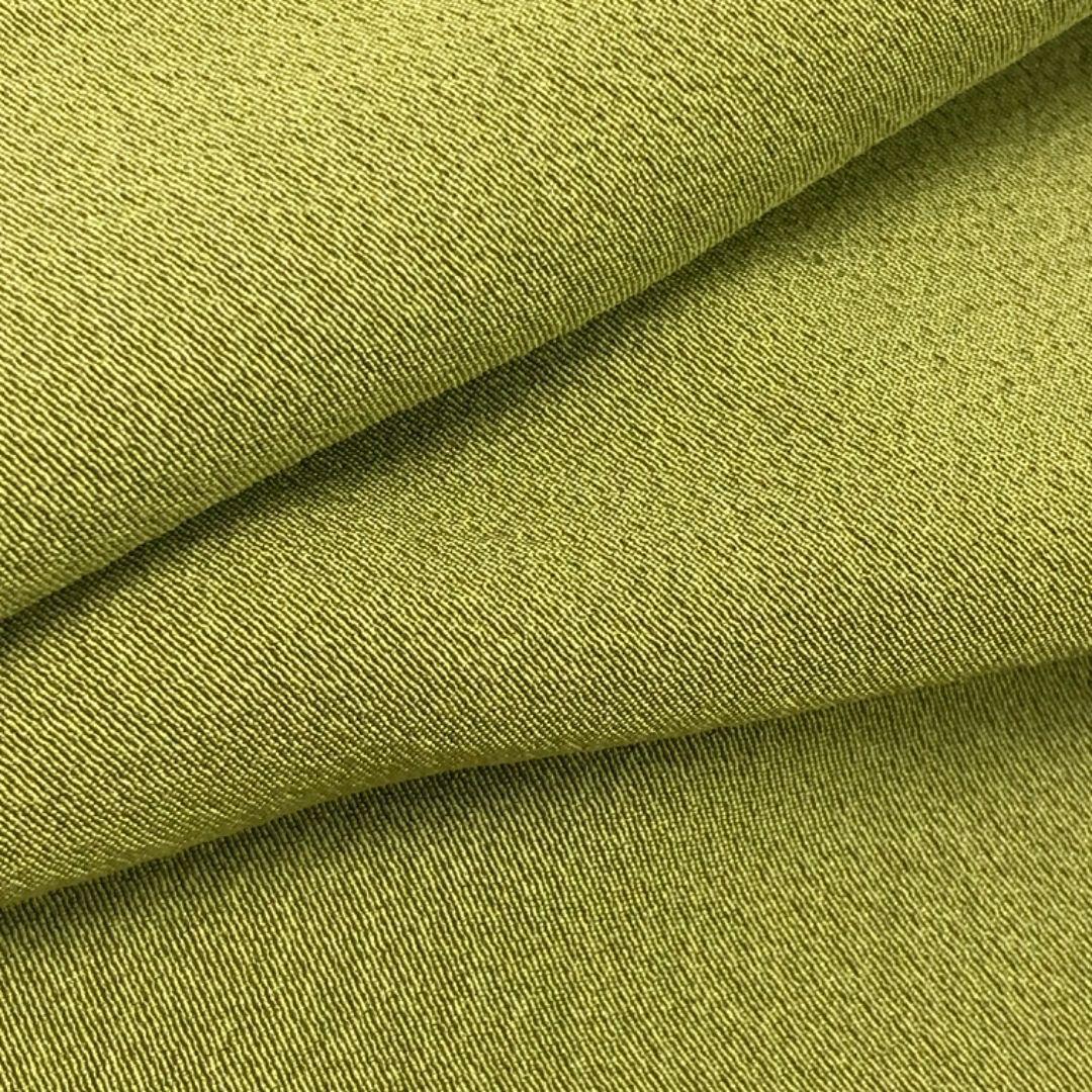 ☆ 色無地 本草木染作家 瑞寶 堅牢草木染 丹後縮緬 威光茶色 K-4818