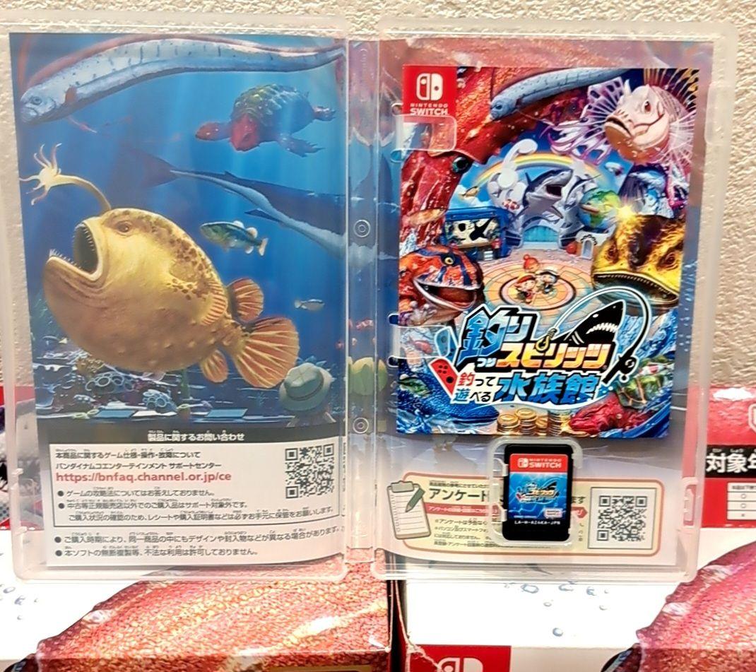 Switch ソフト 釣りスピリッツ 釣って遊べる水族館 サオコン ２個セット
