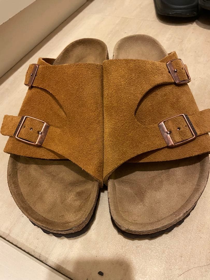 BIRKENSTOCK / Zurich ブラウン スエード サンダル 42