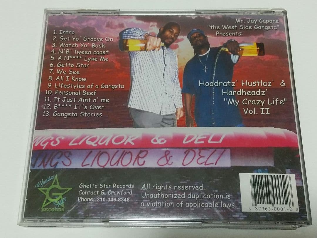 洋楽 Jay Capone G-Rap G-Funk