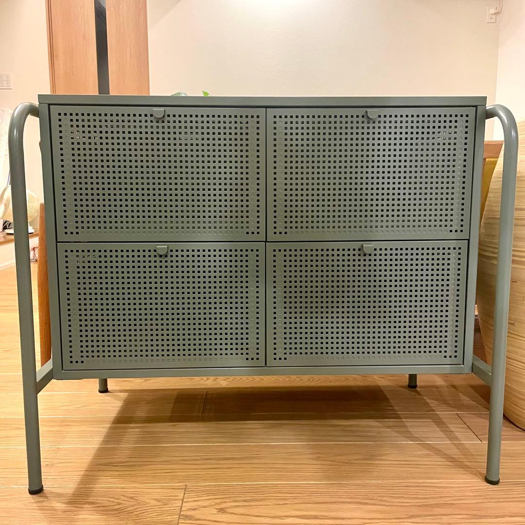 廃盤　IKEAイケアNIKKEBYニッケビーチェストキャビネット収納棚