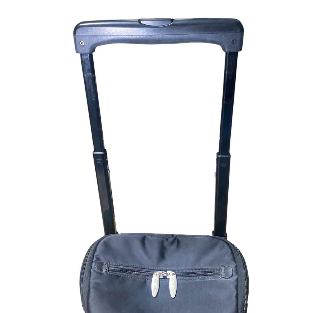 美品✨SWANY キャリー　4輪　取り外し　バッグ　カート　シルバーカー　黒