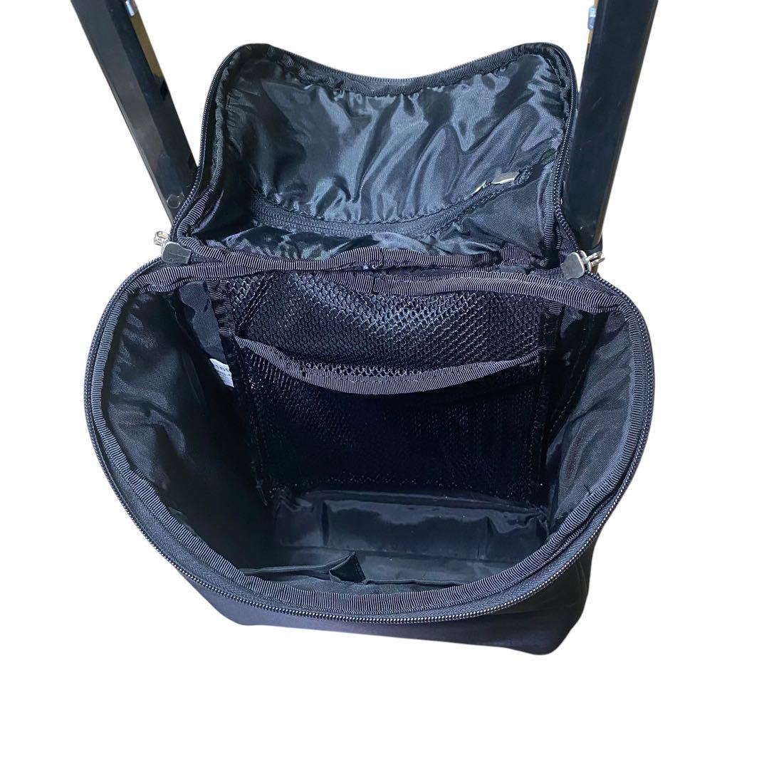 美品✨SWANY キャリー　4輪　取り外し　バッグ　カート　シルバーカー　黒