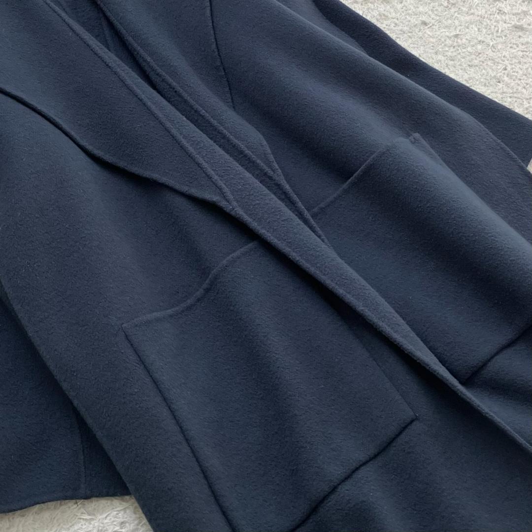 極美品✨近年✨エトレ フーディーストールリバーコート ダブルフェイス M