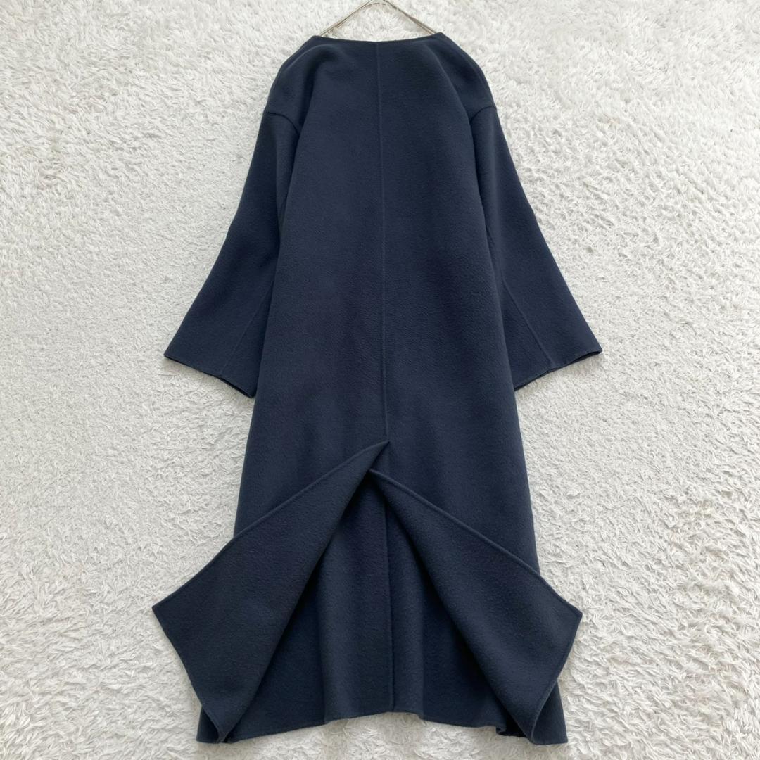 極美品✨近年✨エトレ フーディーストールリバーコート ダブルフェイス M