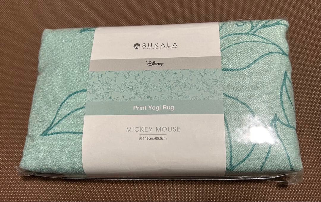 ★新品未使用★SUKALA ミッキーマウス ヨガラグ 約149×65.5cm