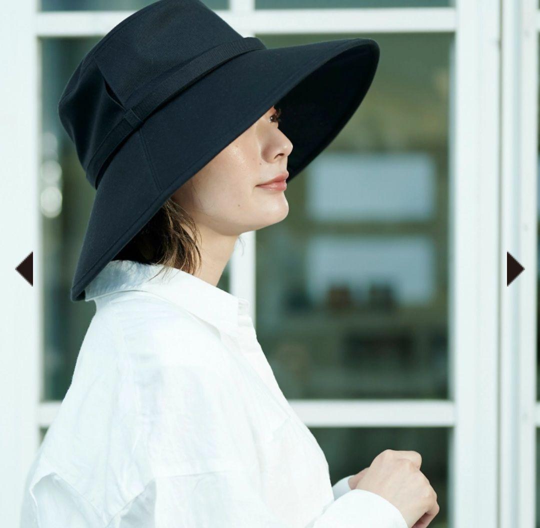 サンバリア100 ウィンドハット　黒 M