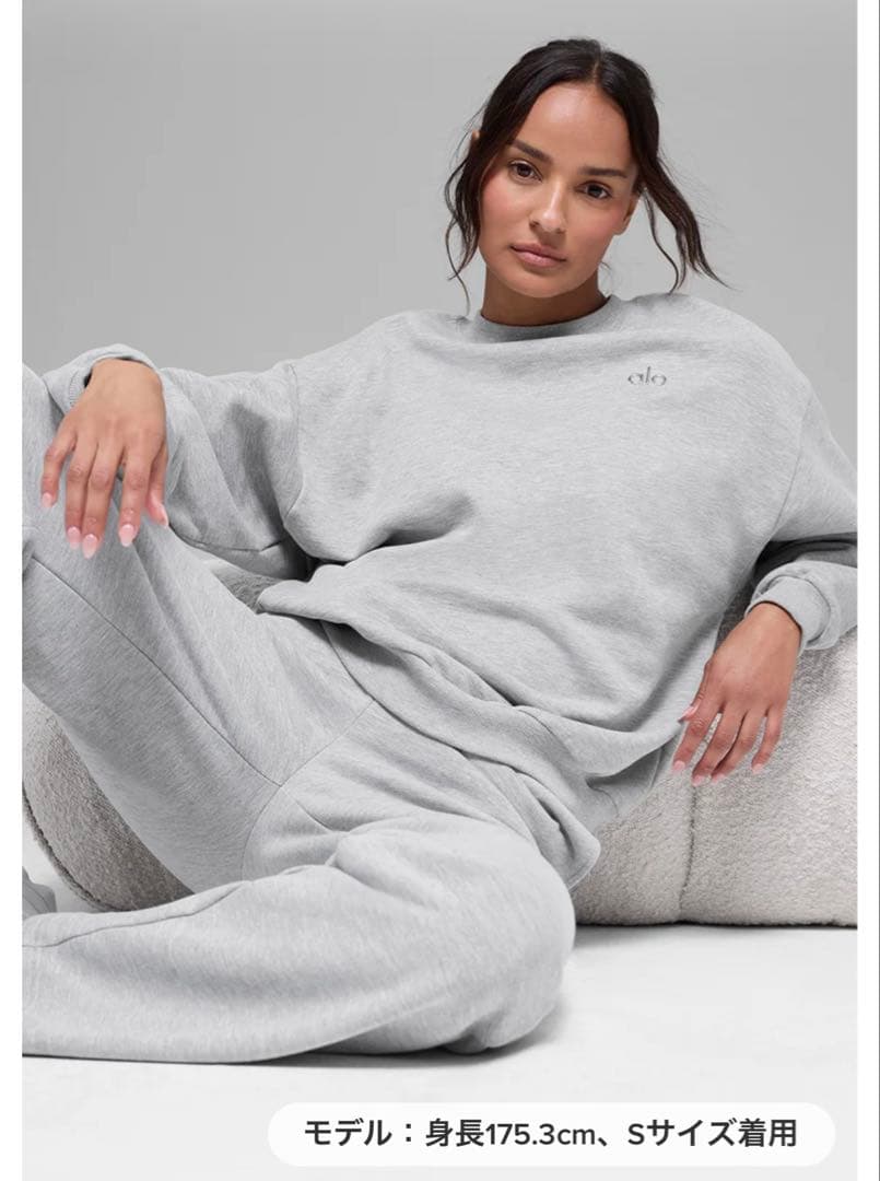 【ktm】 AccoladeクルーネックプルオーバーライトグレーS