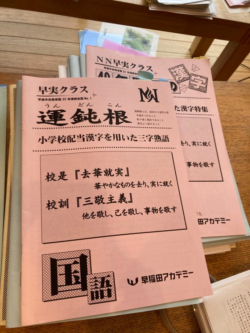 再再再値下げ！早稲アカ　NN早実　2025年1月終了組　夏期講習から直前まで