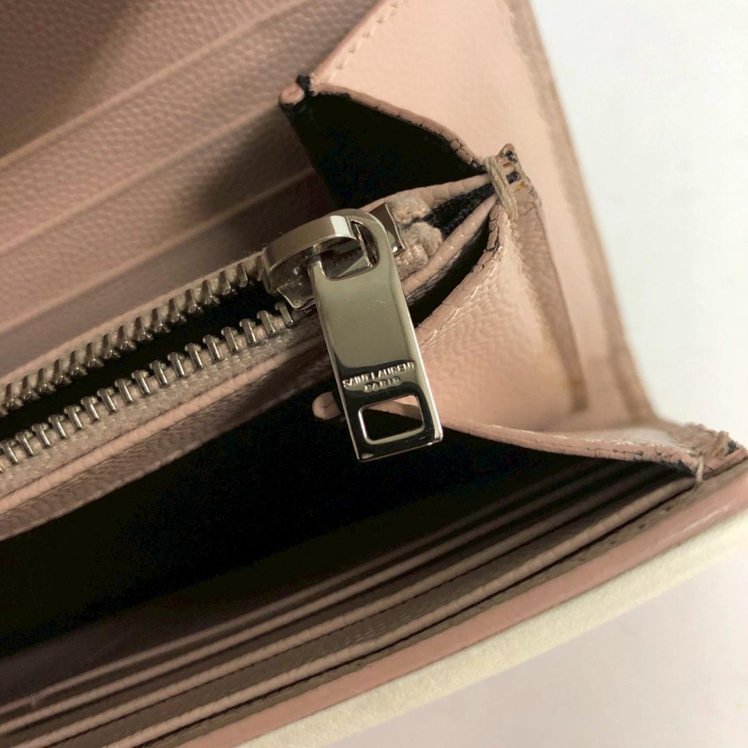 Saint Laurent サンローラン キルティング 長財布 レディース