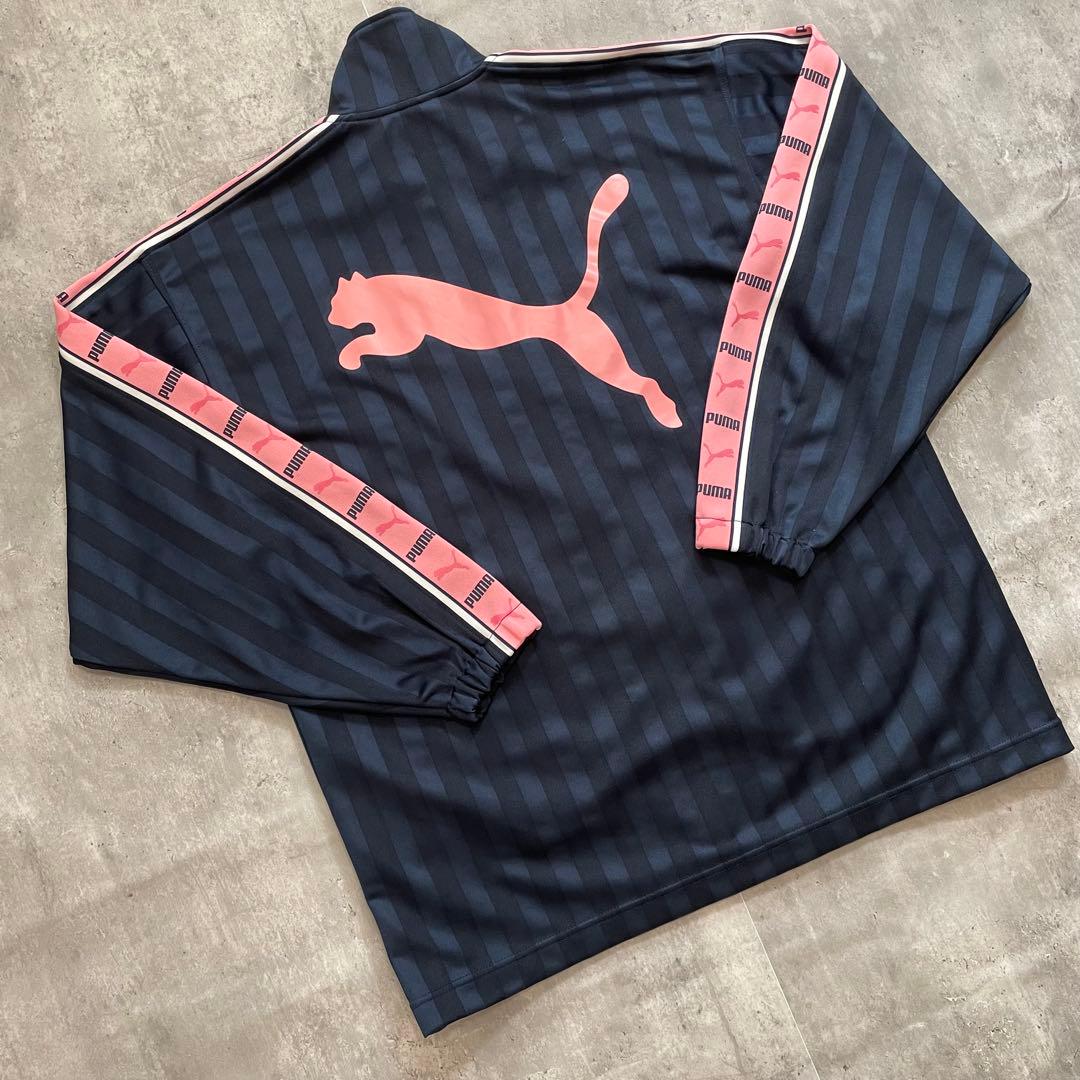 美品✨廃盤品 PUMA プーマ ジャージ セットアップ Y2K ピンク 紺 M