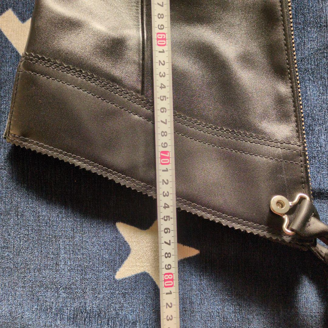 KADOYA ブラック レザー チャップス