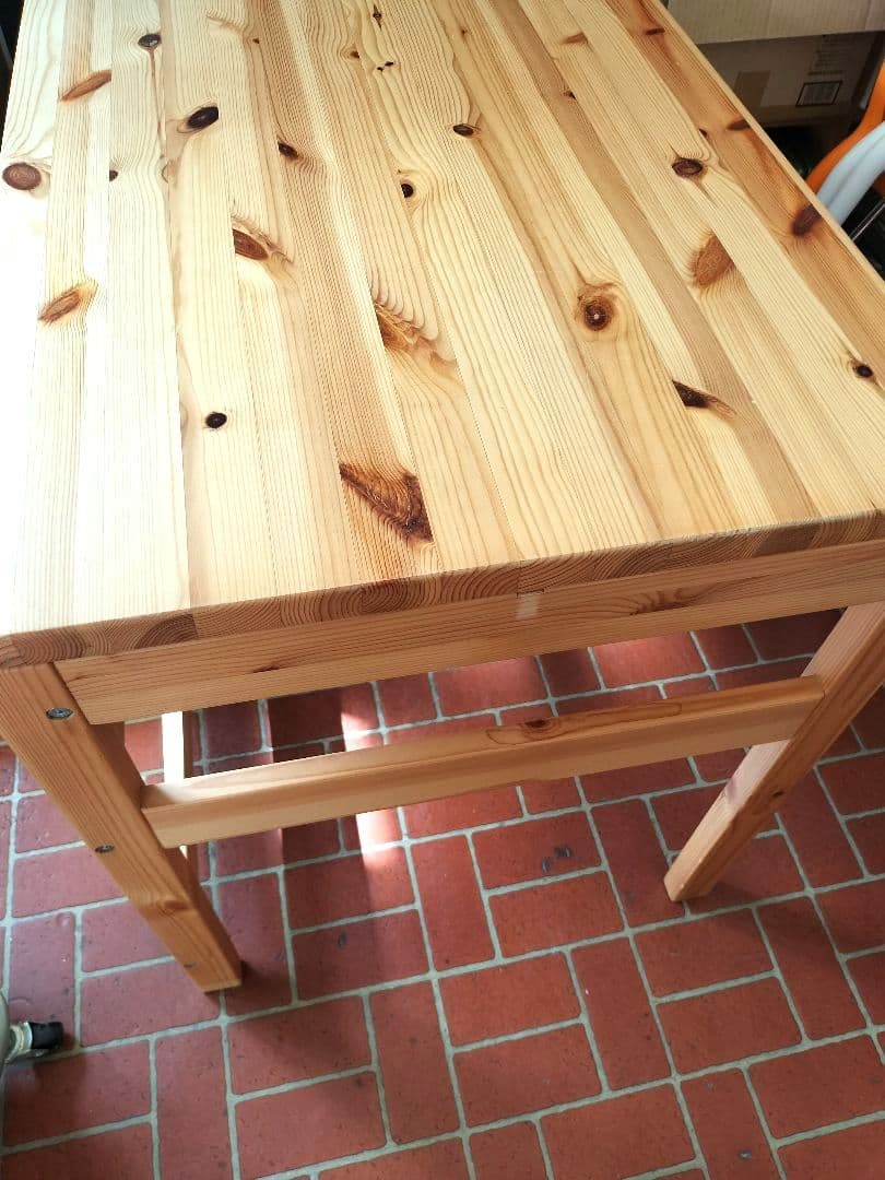 美品 無印良品 MUJI パイン材 デスク 幅86×奥58×高70