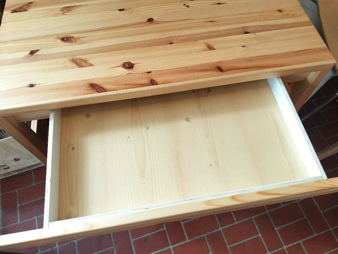 美品 無印良品 MUJI パイン材 デスク 幅86×奥58×高70