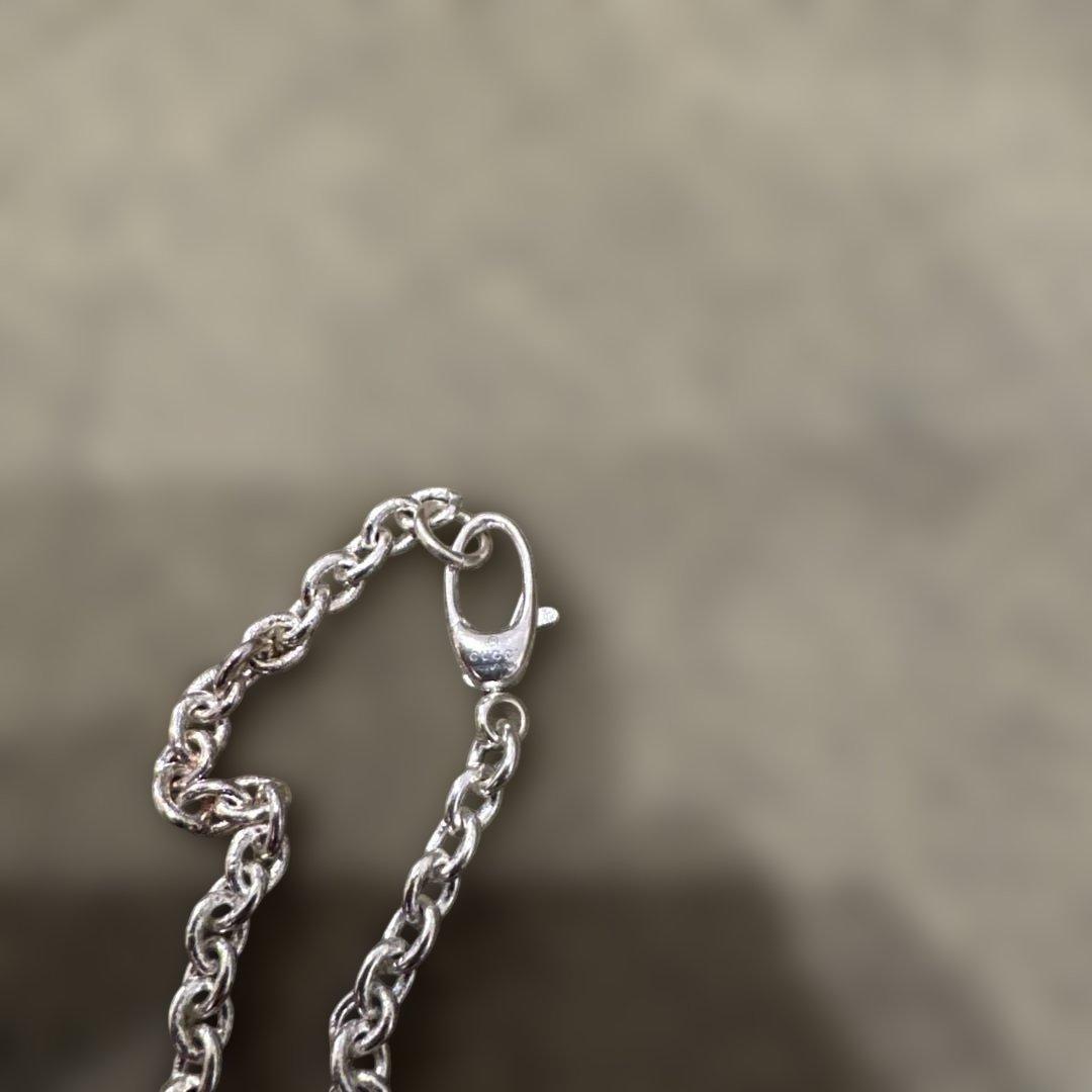 GUCCI ダブルGロゴ ネックレス シルバー925