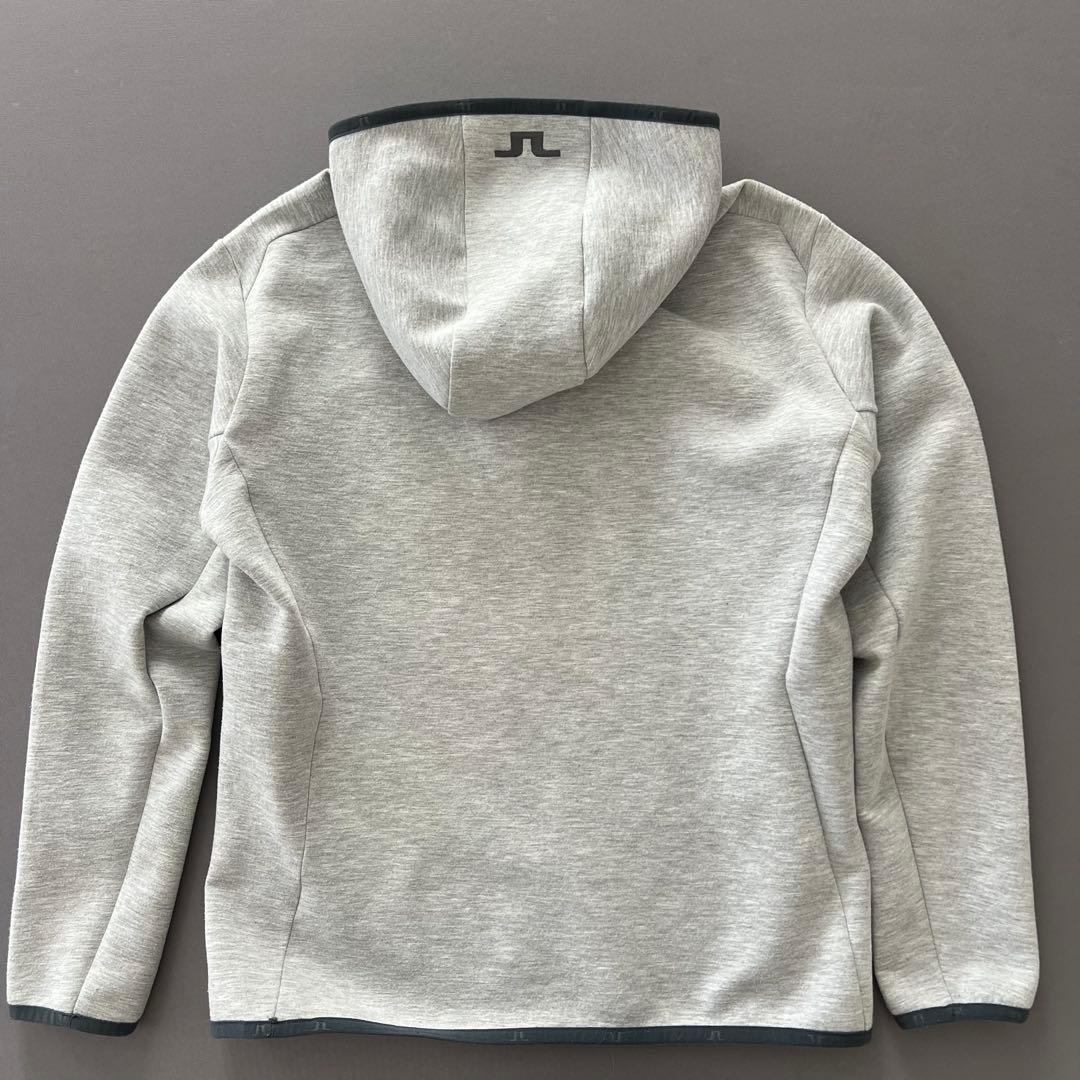 J.LINDEBERG ジェイリンドバーグ　ダンボールニット　パーカー　グレー
